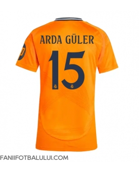 Real Madrid Arda Guler #15 Tricou Fotbal Replică 2024-25 Femei Deplasare